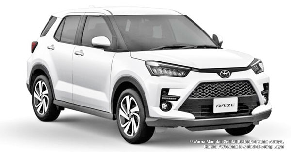 Warna White Putih Toyota Raize