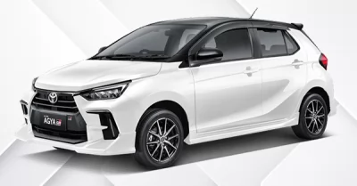 Warna White-Black Top New Agya GR Sport