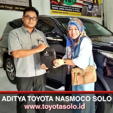 Mengucapkan terimakasih kepada bapak Taryono atas kepercayaan kepada Aditya untuk pembelian Toyota Fortuner yang akan setia menemani di setiap aktivitas bapak Taryono dan keluarga,  semoga menjadi berkah untuk kita semua, amiinn..