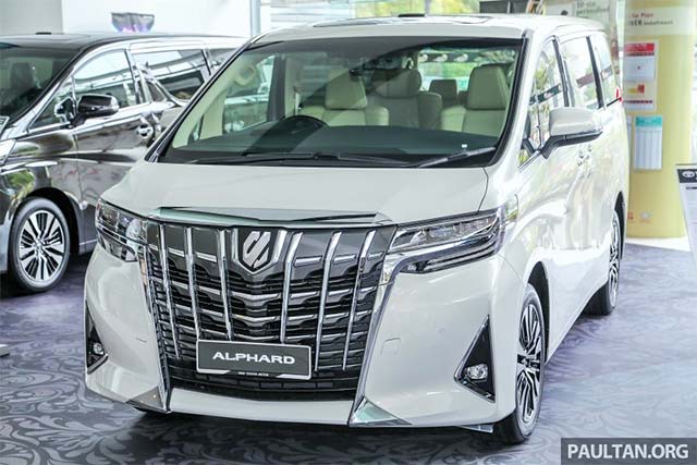 Eksterior Depan Samping  New Alphard