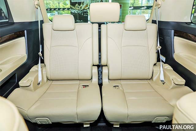 Kursi Jok Belakang New Alphard