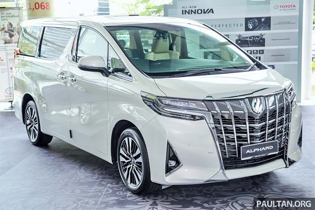 Eksterior Depan Samping  New Alphard