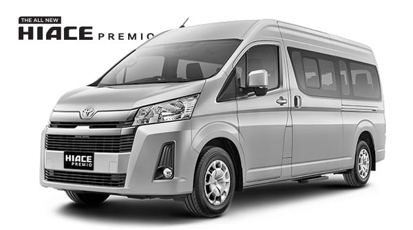 Silver Mica Metallic Toyota New Hiace Commuter