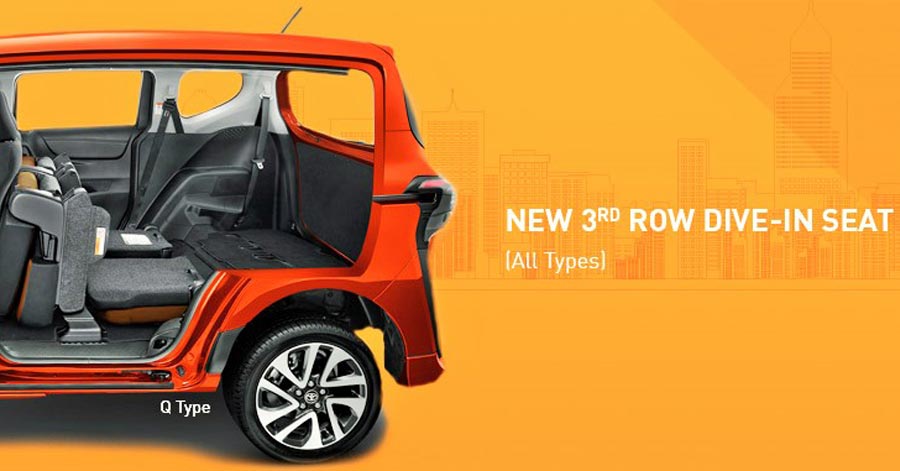 Dive In Seat All New Sienta